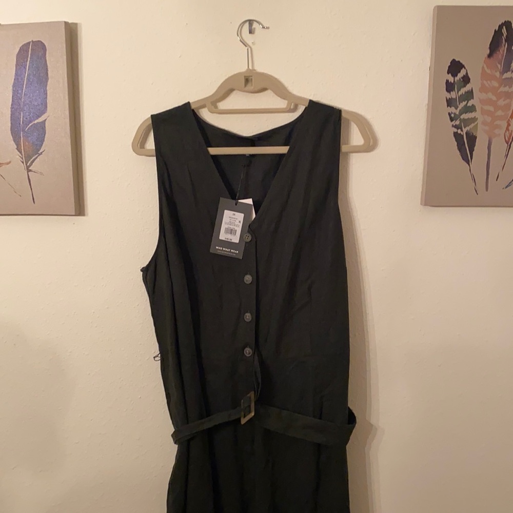 2X Belted Jumpsuit NWT